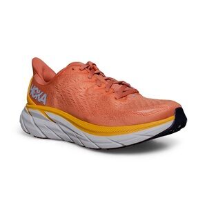 HOKA ONE ONE CLIFTON SUN BAKED / SHELL CORAL RUNNING SHOES - WOMEN'S